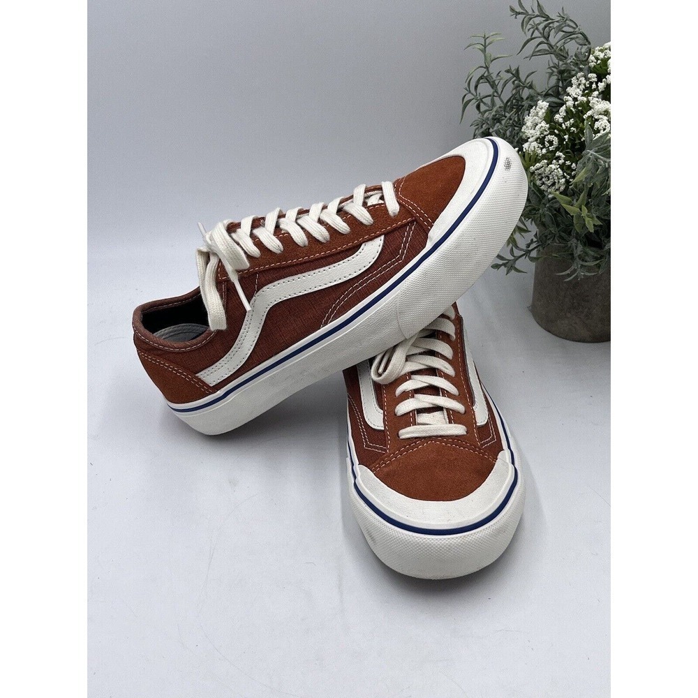Vans‎ Style 36 Decon SF Shoes W 8/M 6.5 Canvas Skate Sneakers Salt Wash Brown
